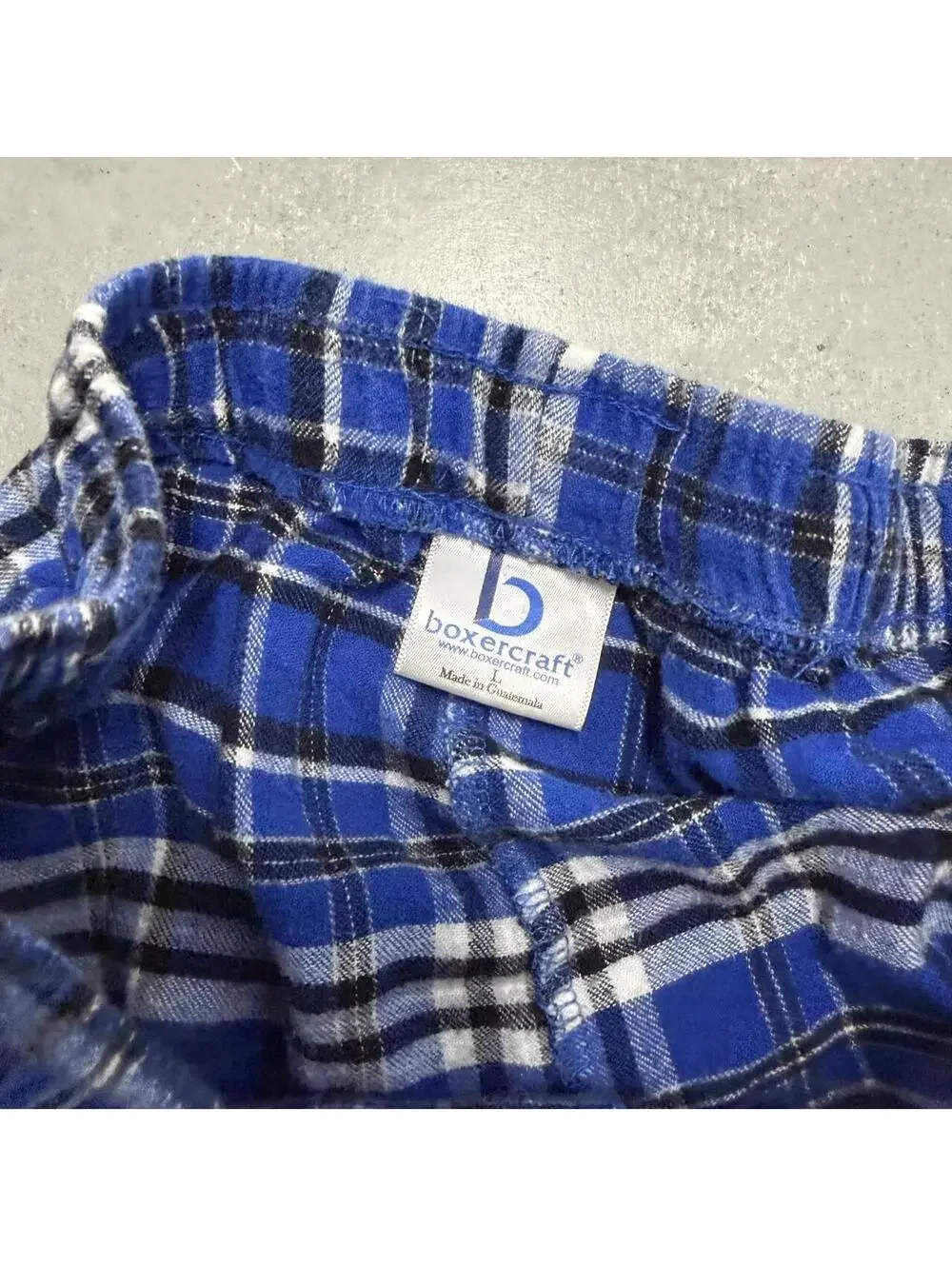 2000s University of Delaware Blue Pajama Bottoms Boxercraft Sized Large